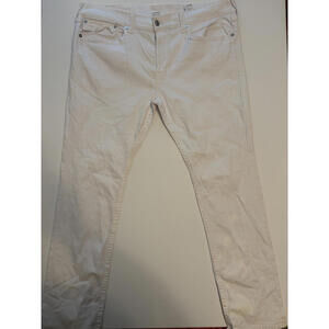 True Religion Men's White Straight  Leg Pants (Size 44x32)